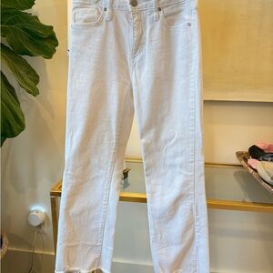 Just Black Denim White Jeans